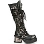Boot M.1030-S1 met studs en schedel gesp Boot M.1030-S1 met studs en schedel gesp